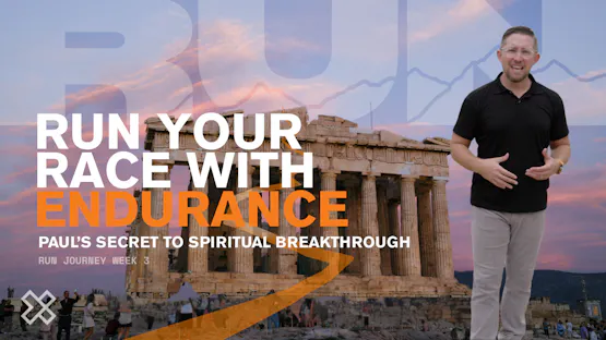 generic journey run graphic orange