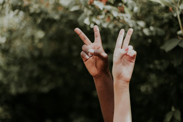 Is racism my problem? Image of protests leading change to stop racism as peacemakers