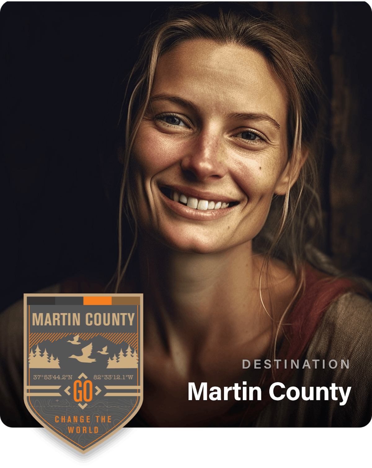 image of martin county destination card