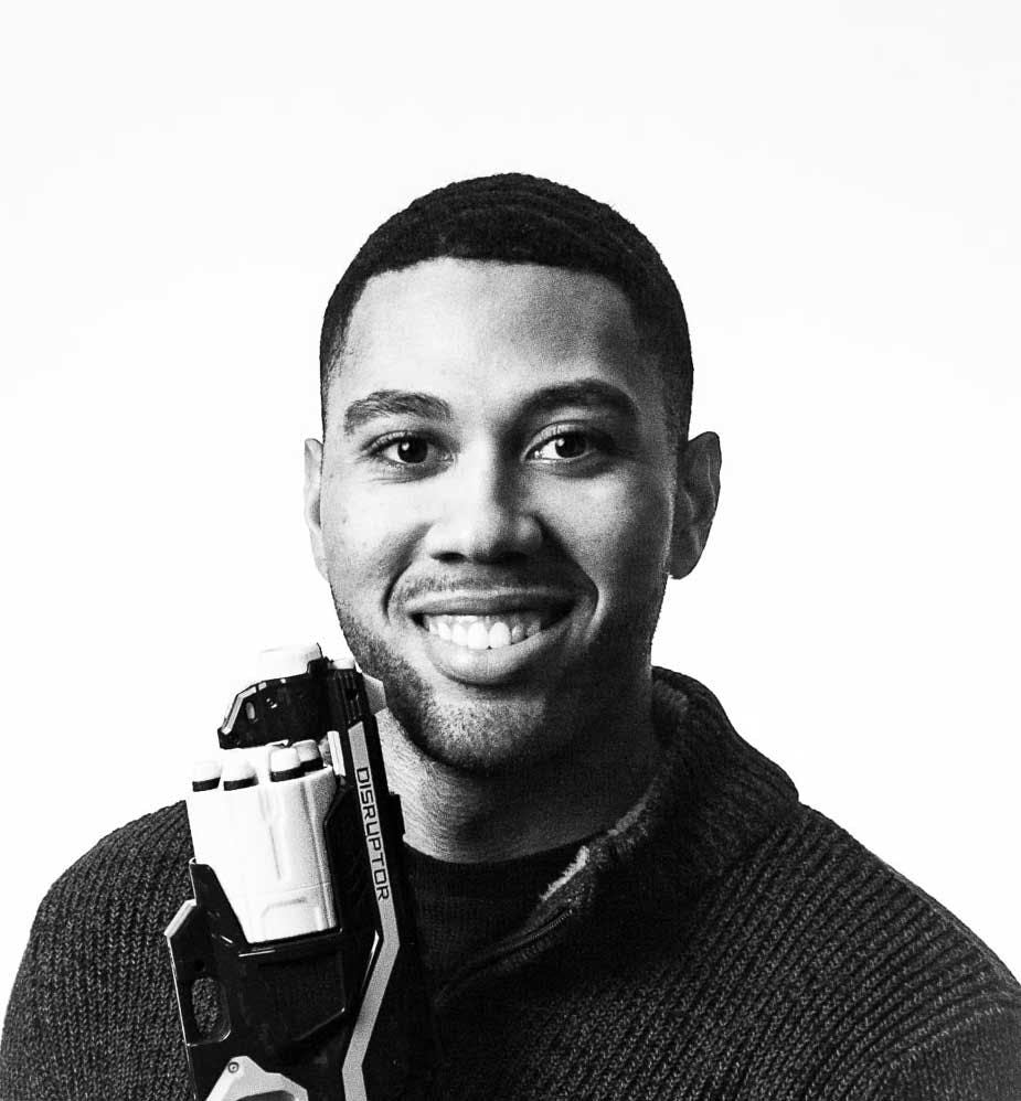 black and white photo of scholar Myles Edwards