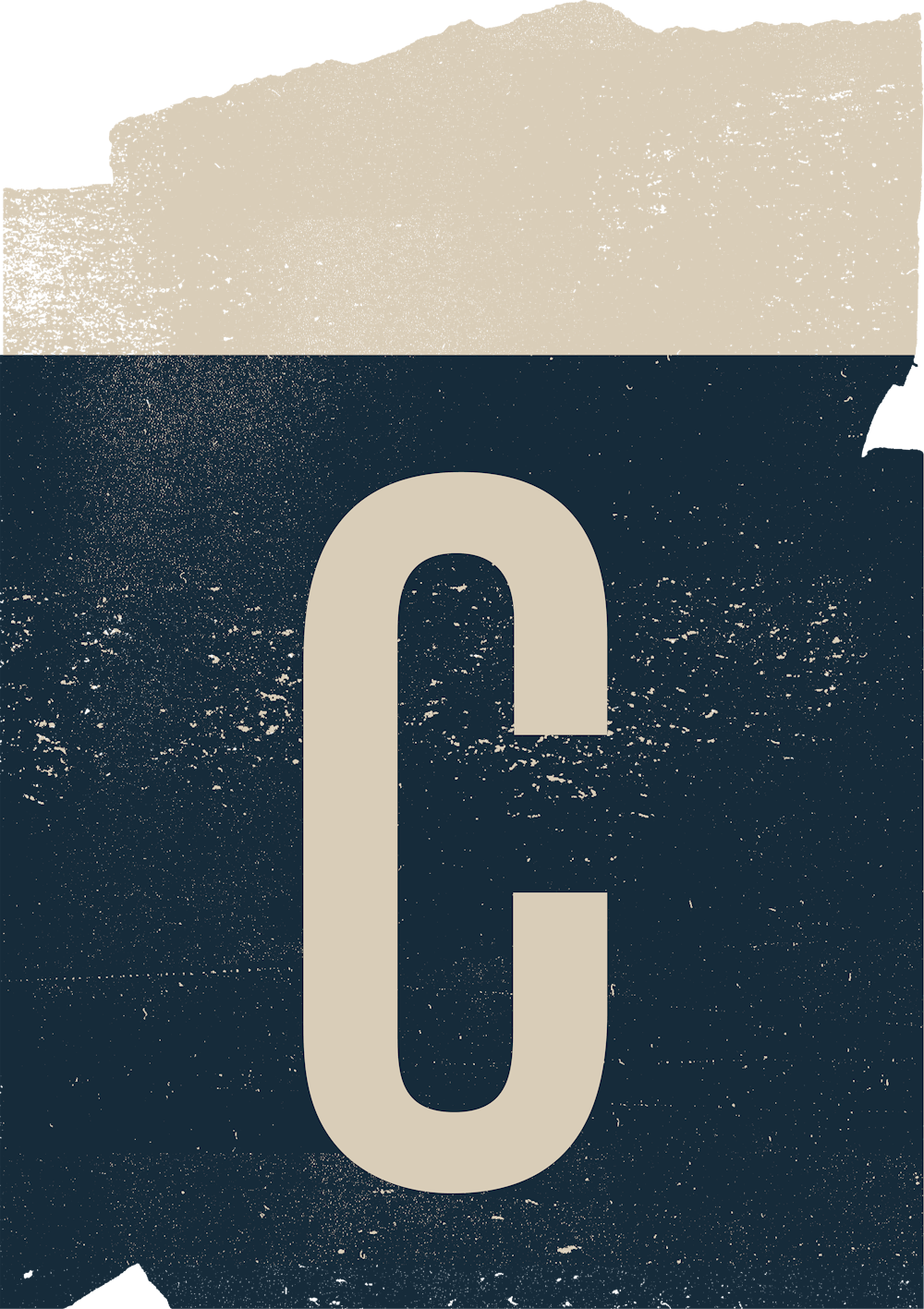 hill of C letter graphic