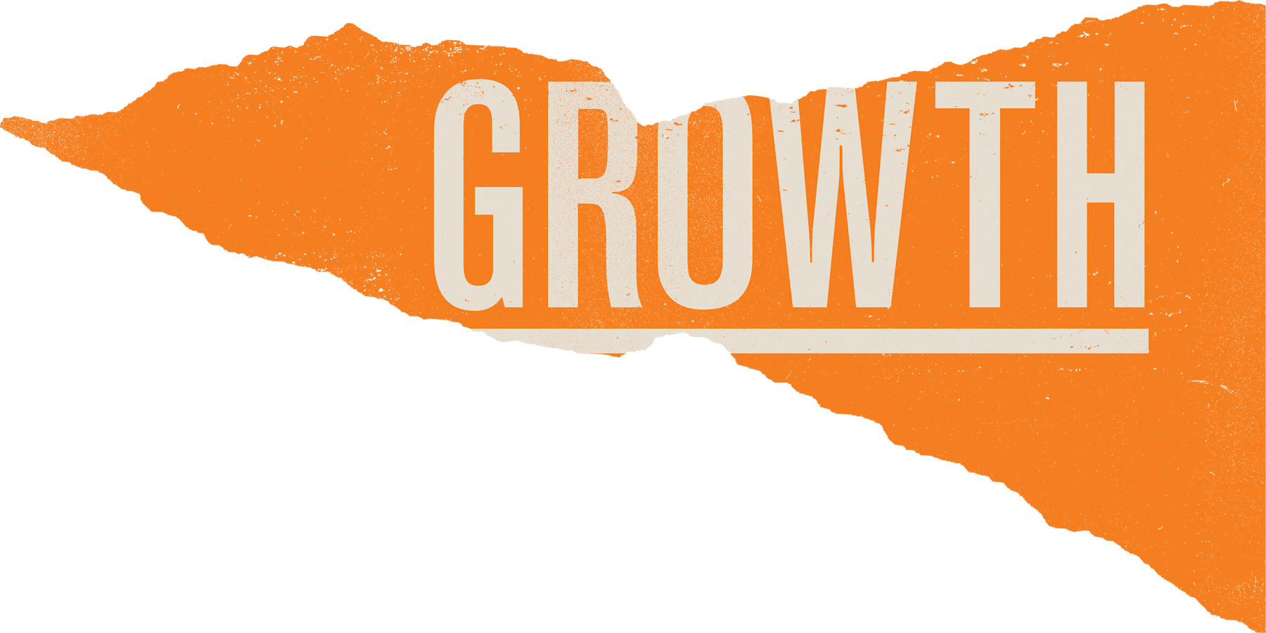 growth text graphic