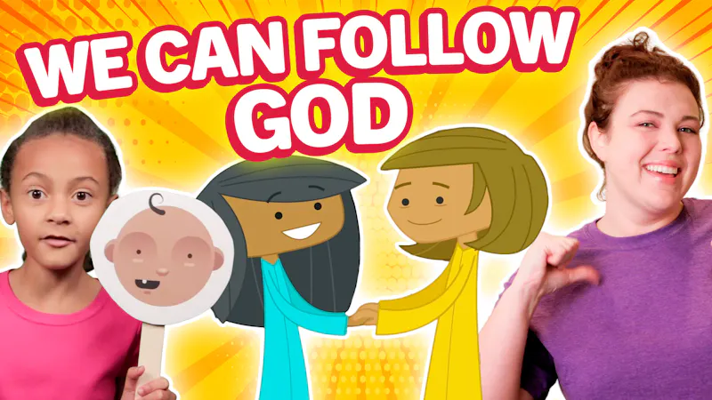We Can Follow God! | Ruth and Naomi |  Kids' Club Younger