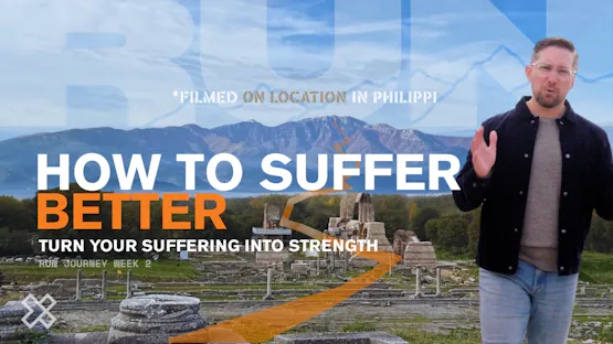 generic journey run graphic orange