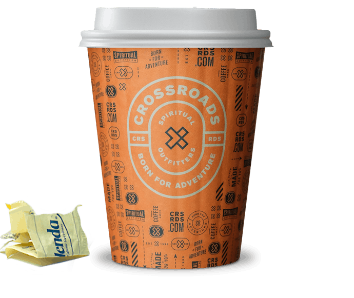 crossroads coffee cup