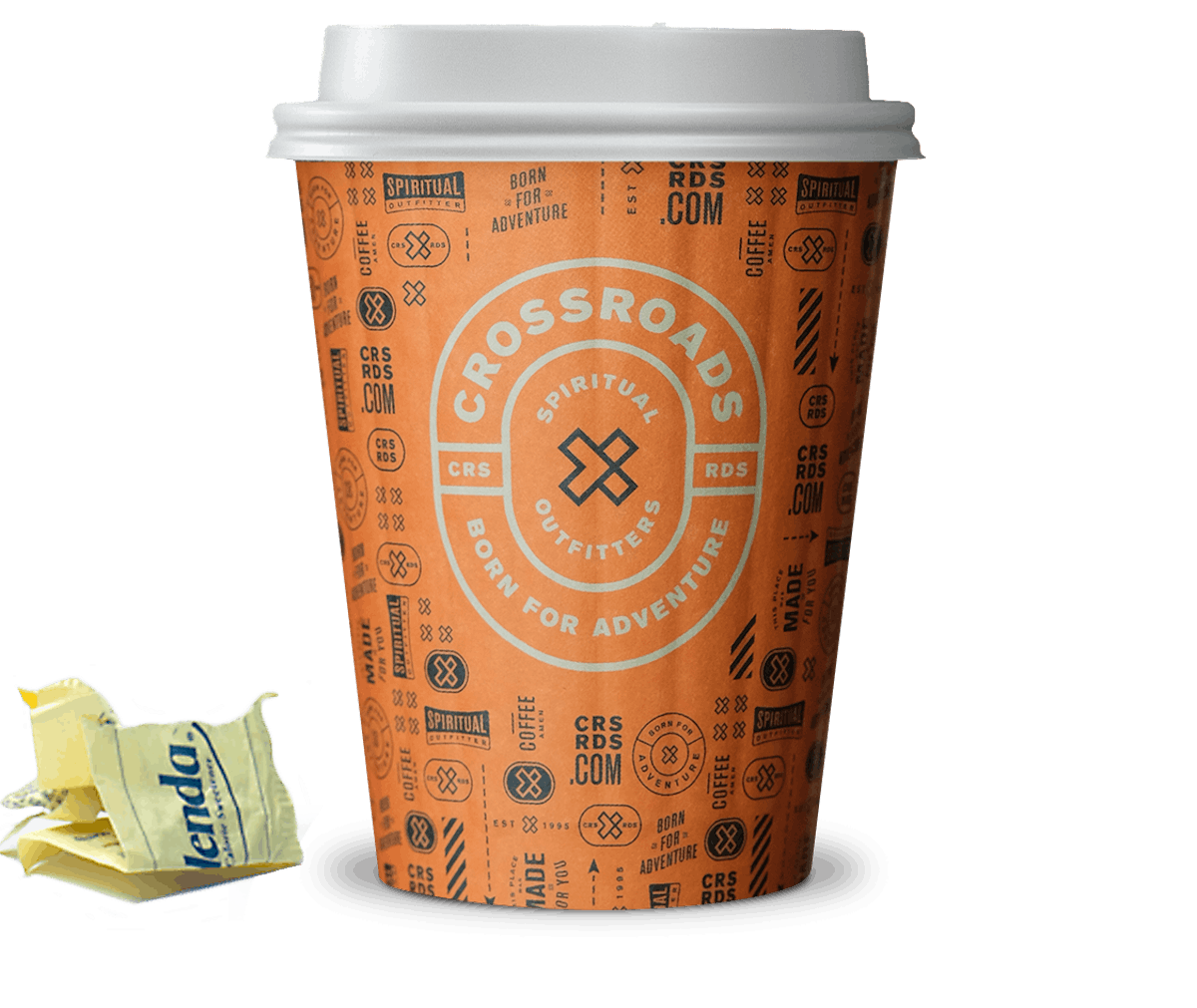 crossroads coffee cup