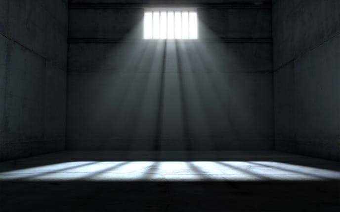 Image of a prison cell showing how big I screwed up and needed to be rescued