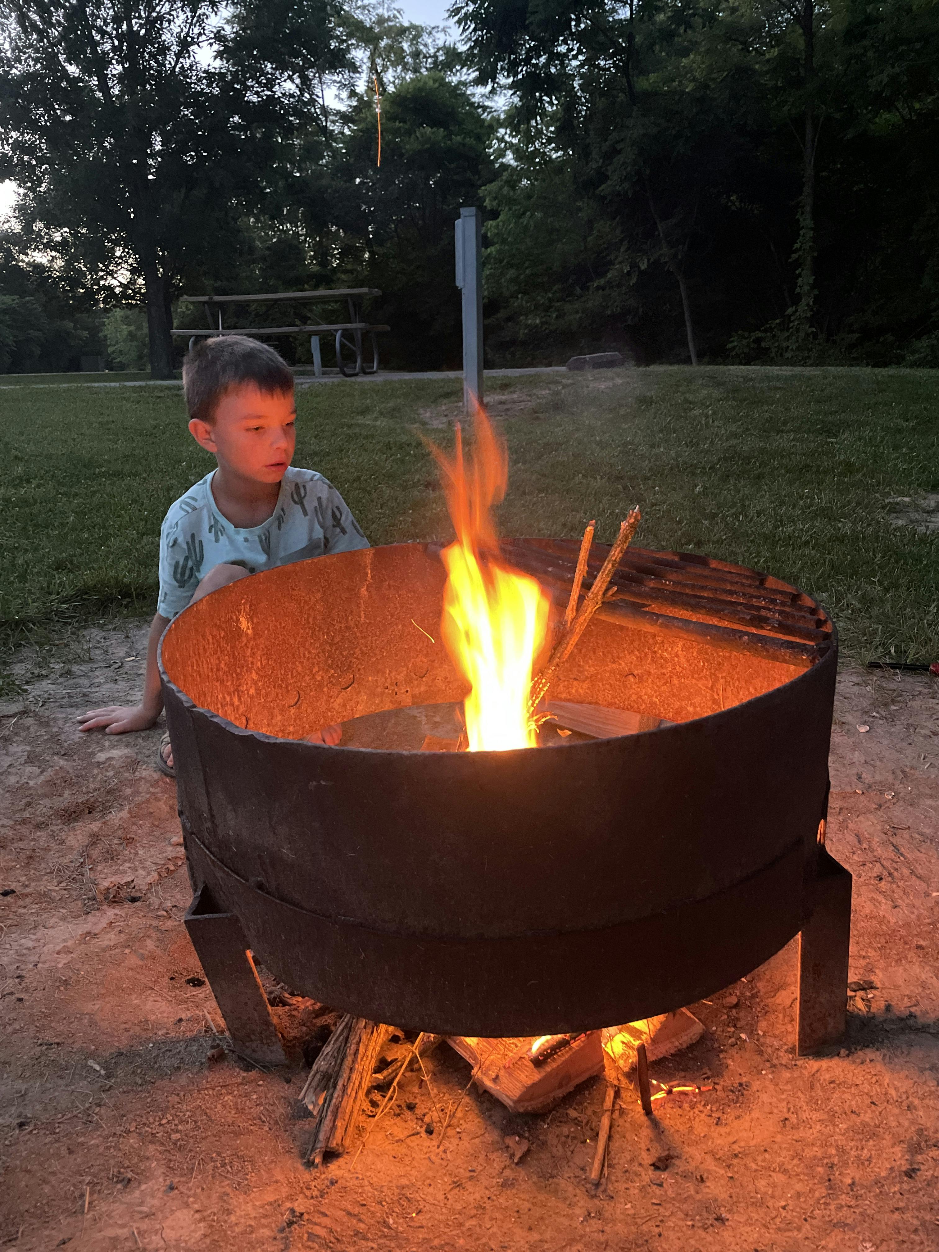 Camping with my son!