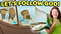 We Can Follow God! | Jesus and the Disciples | Kids' Club Younger