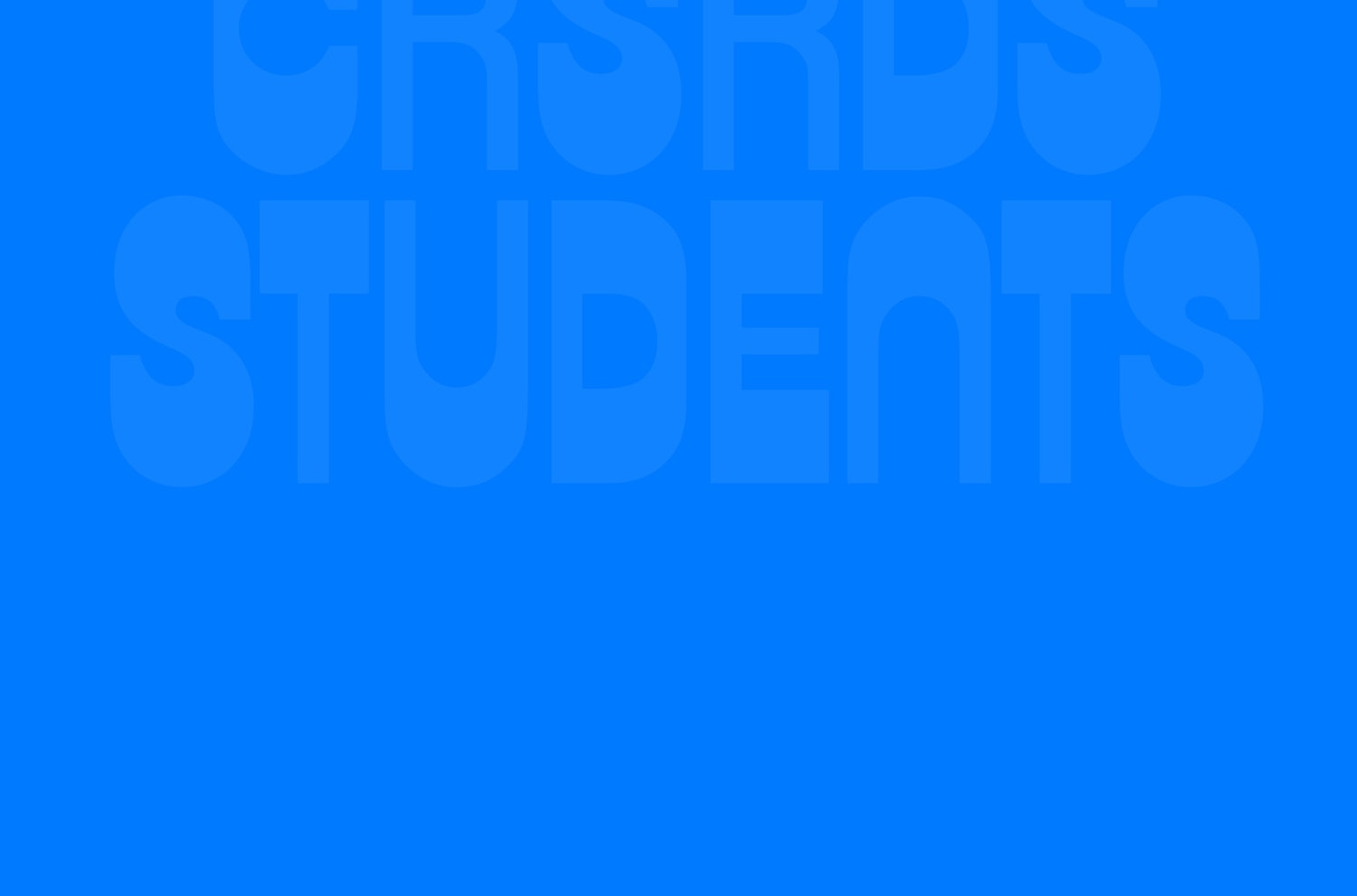 Students Blue Background