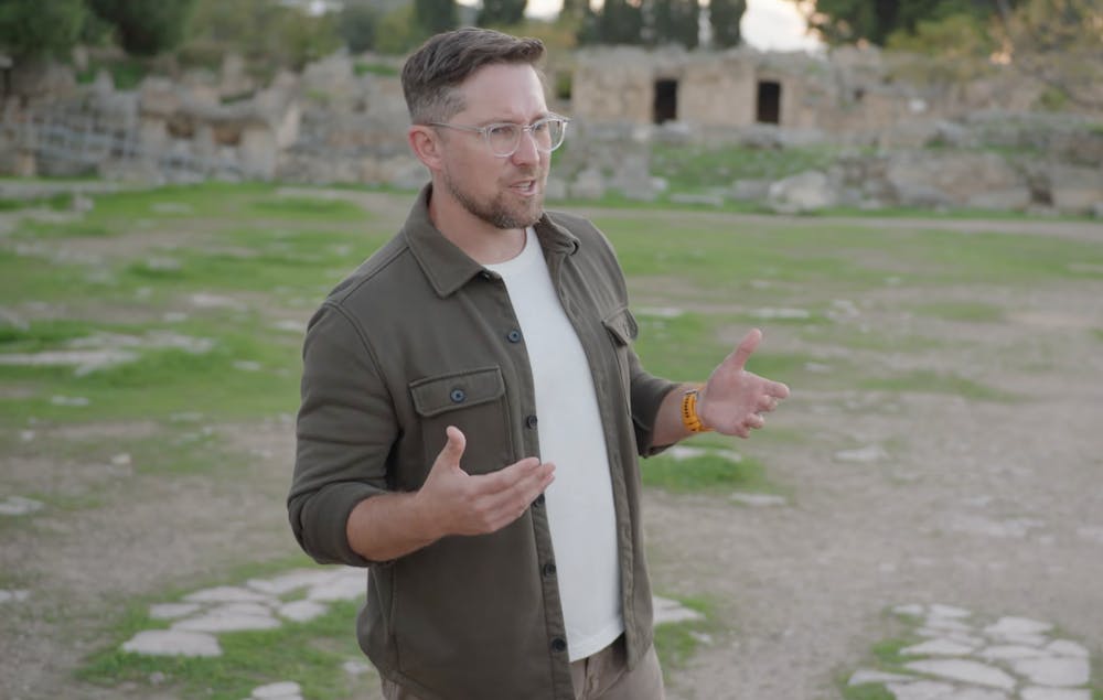 generic journey run graphic orange